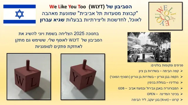 רשת מסעדות בתל אביב "אנחנו אוהבים אותך גם" - 1