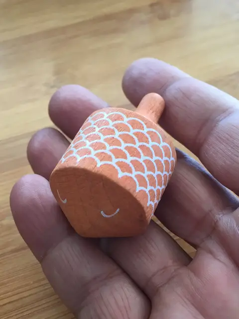 Londji Fish Wooden Spinning Top