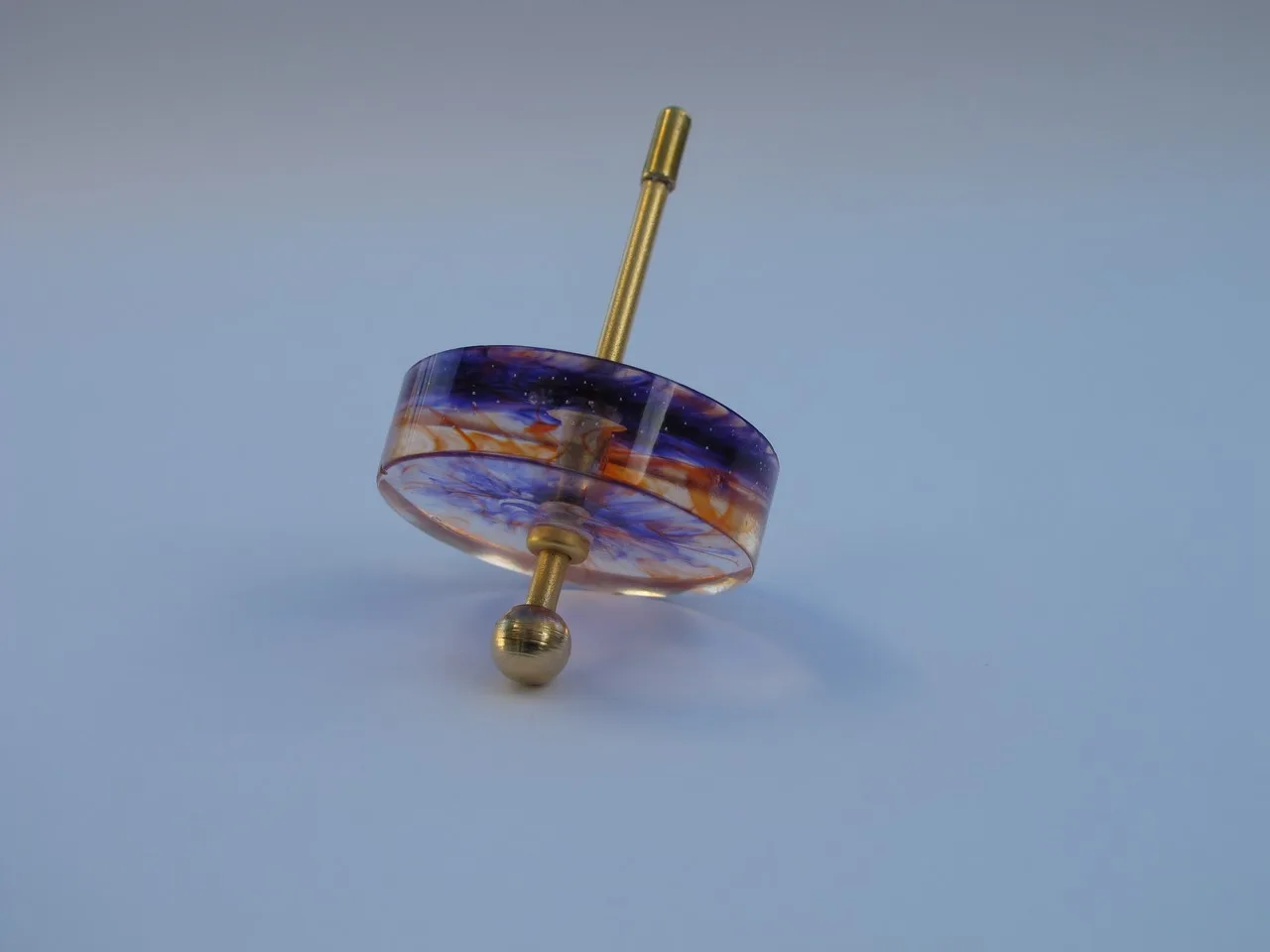 Graziella Epoxy Metal Spinning Top