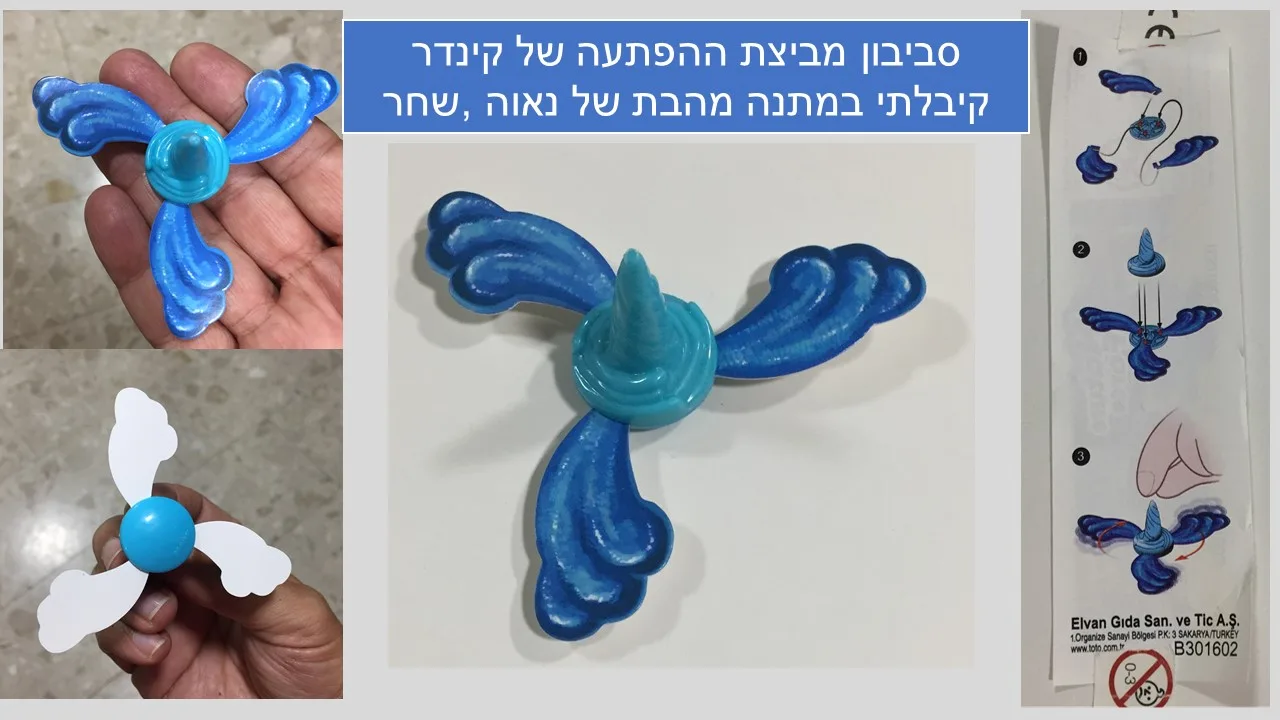סביבון מביצת ההפתעה של קינדר