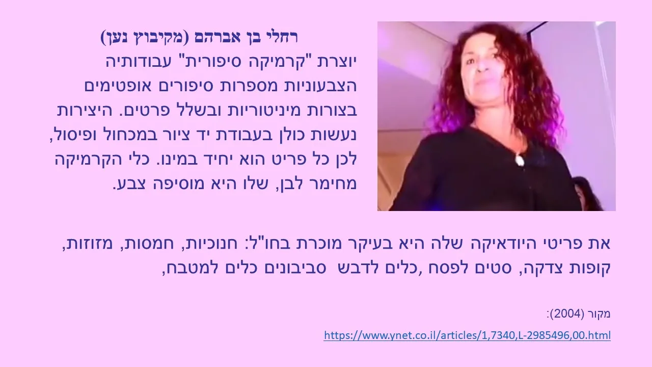 סביבון קרמיקה של רחלי בן אברהם