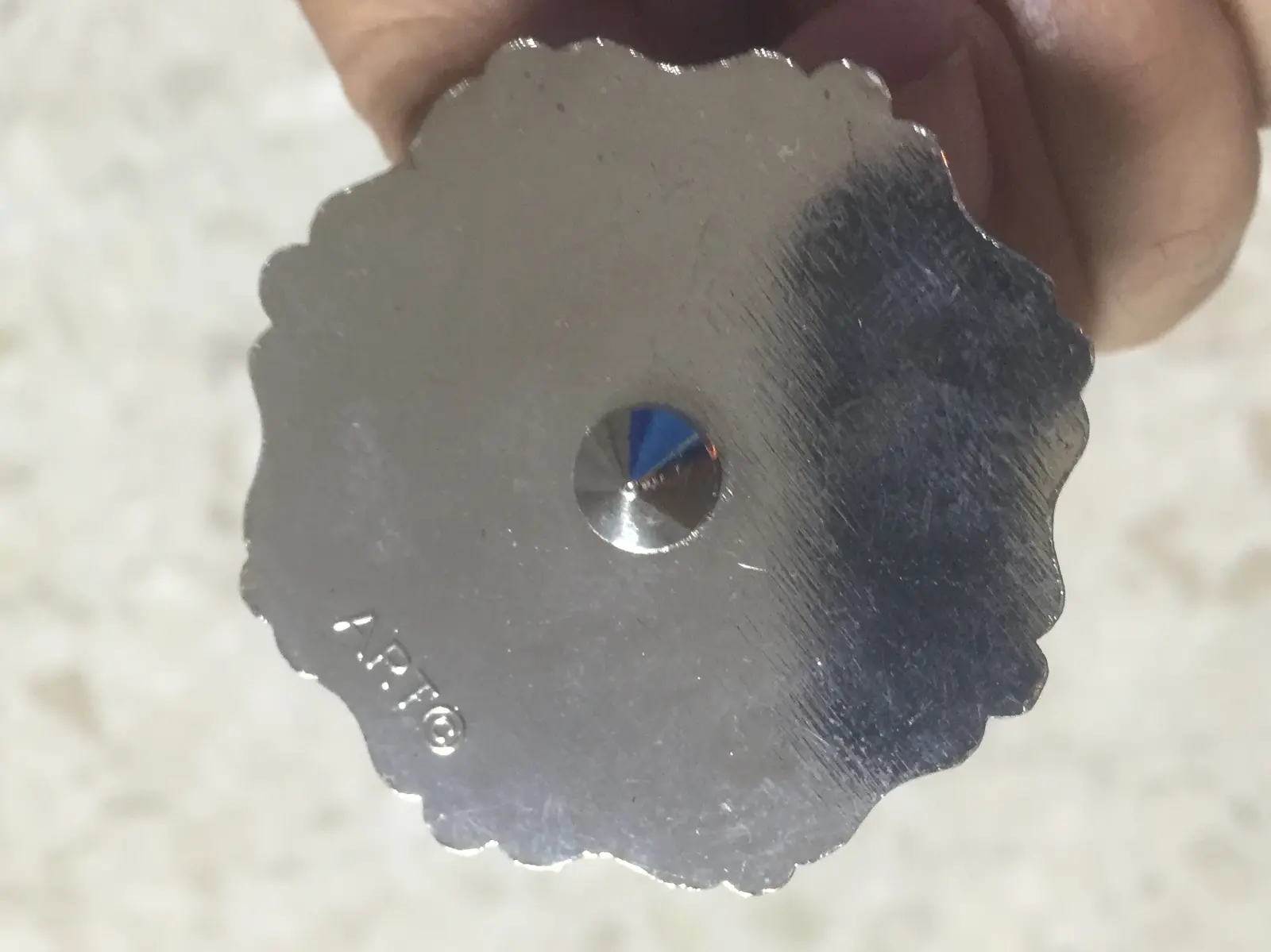 סביבון מתכת  וזהב של ארט יודאיקה