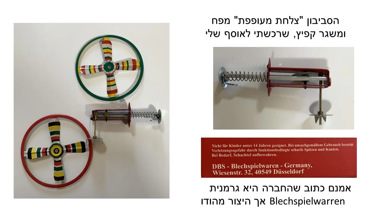 צלחת מעופפת (UFO) העשויה מפח