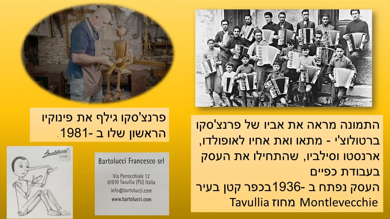 סביבון פורפרה  מבית היוצר  של החברה האיטלקית  ברטולוצ'י