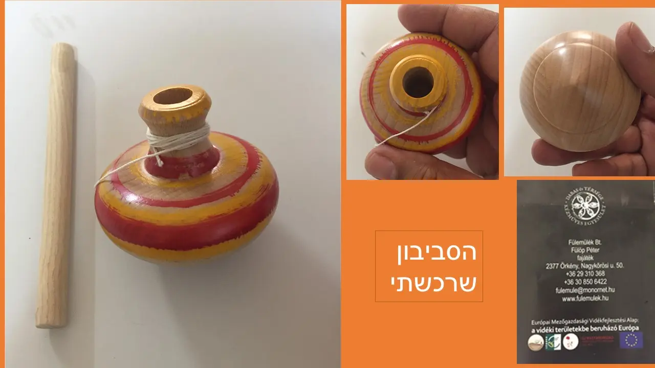 סביבון עם משגר מוט וחוט מבודפשט הונגריה