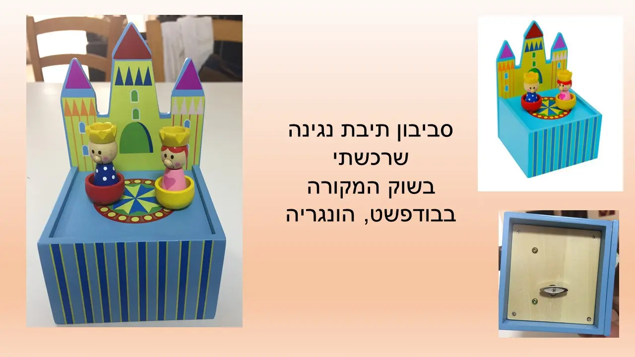 סביבוני תיבת נגינה מהשוק המקורה הונגריהט בבודפשט,  הונגריה