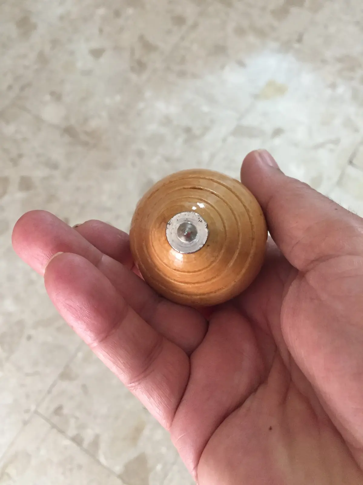 סביבון קטן (פורפרה) עם משגר חוט מישראל