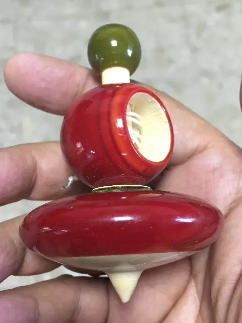 סביבון עץ אורגני מאיה הודו
