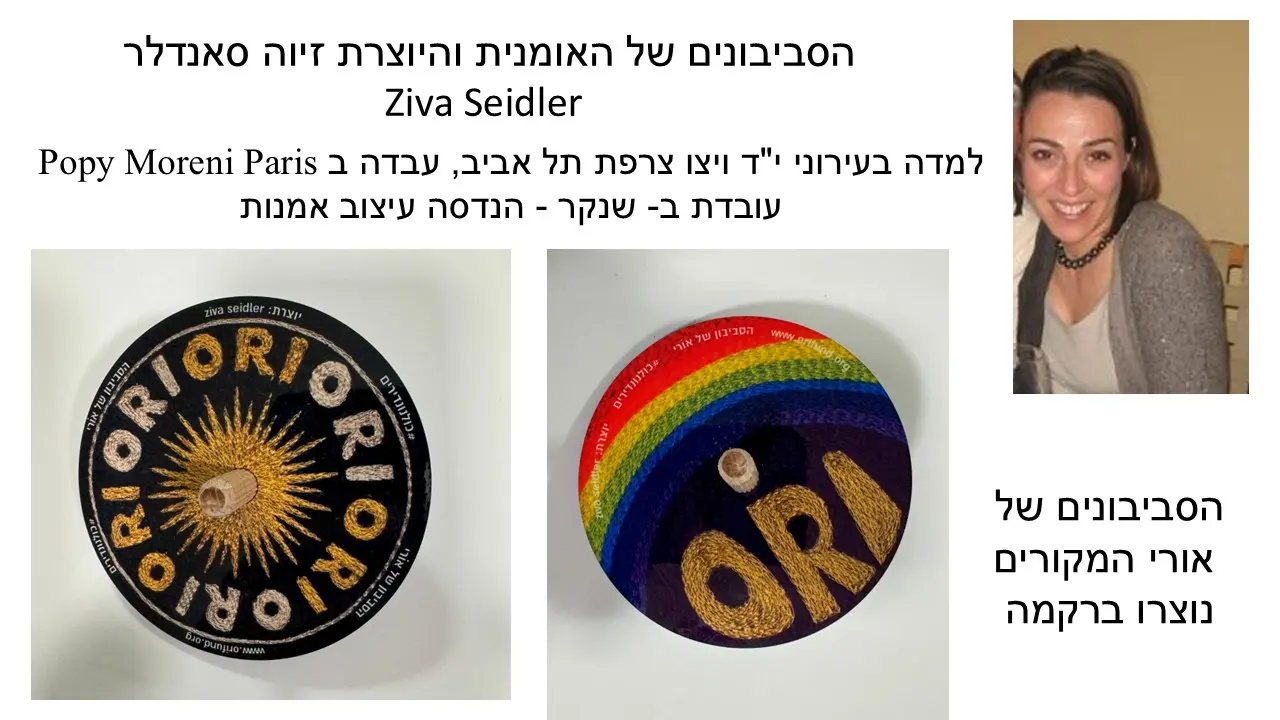 הסביבונים של אורי 2024 של האומנית והיוצרת זיוה סאנדלר  Ziva Seidler
