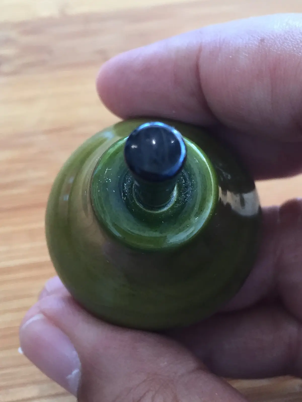 Londji Pear Wooden Spinning Top