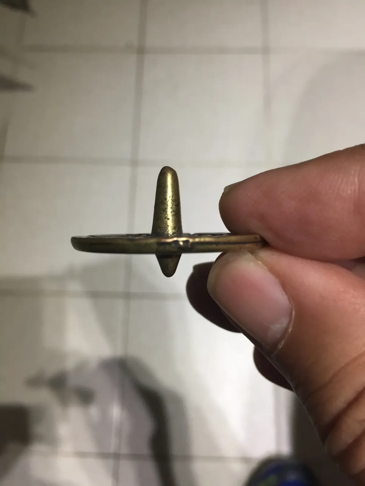סביבון מטבע ירושלים פליז