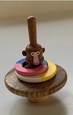 Wooderful Life Taiwan Monkey Spinning Top