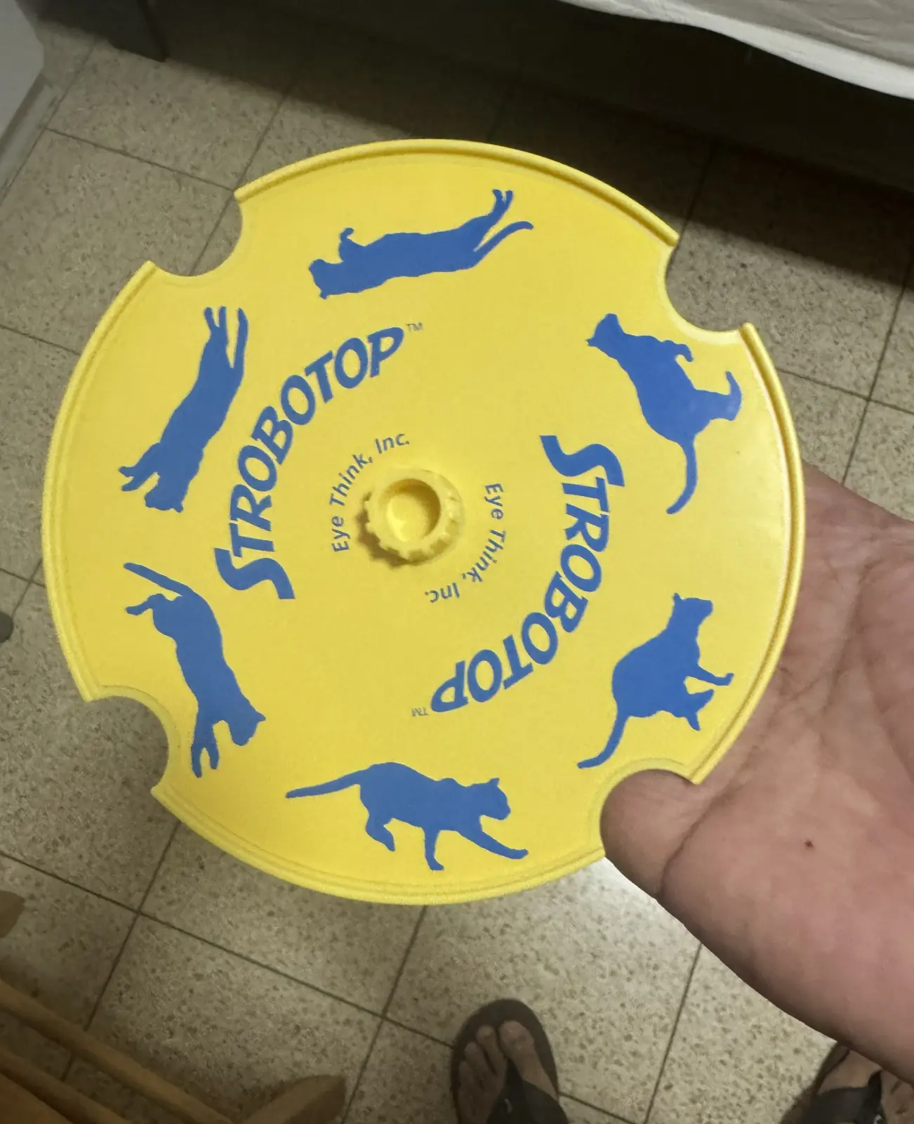 סביבון פנס מהבהב