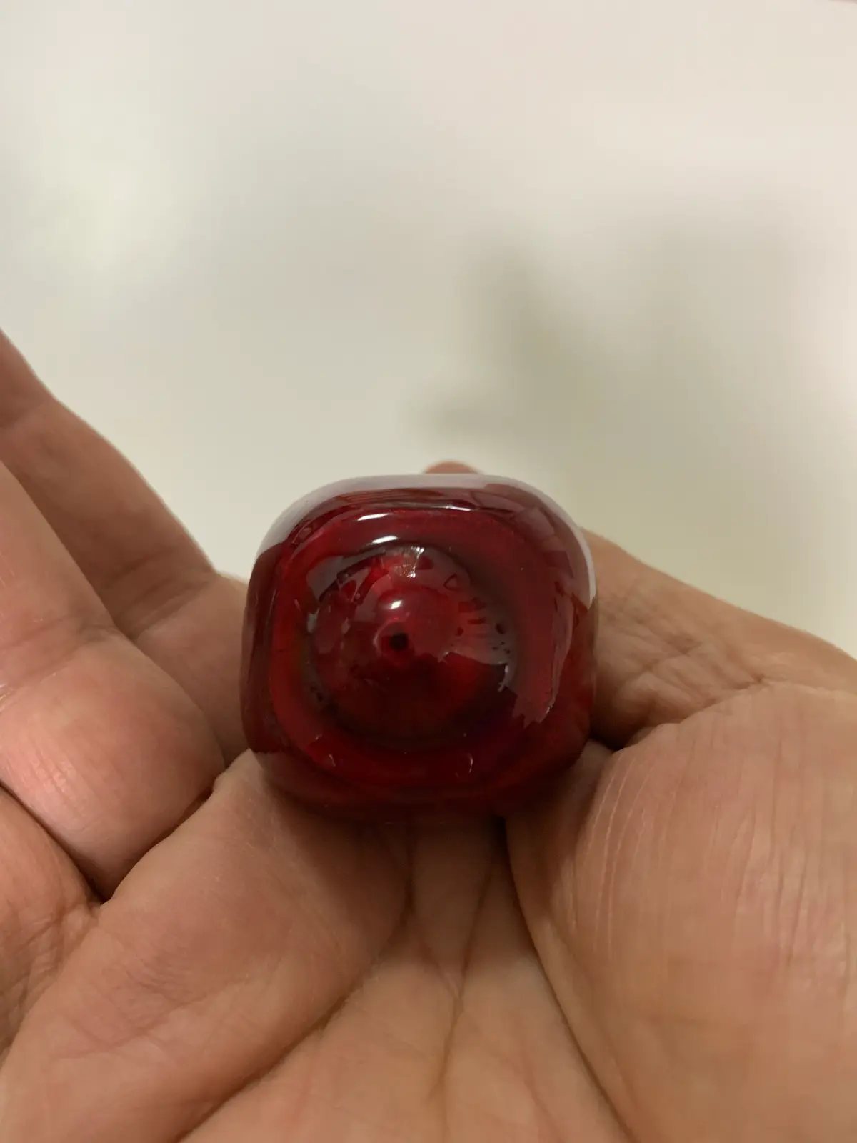 סביבון רימון זכוכית ארט יודאיקה
