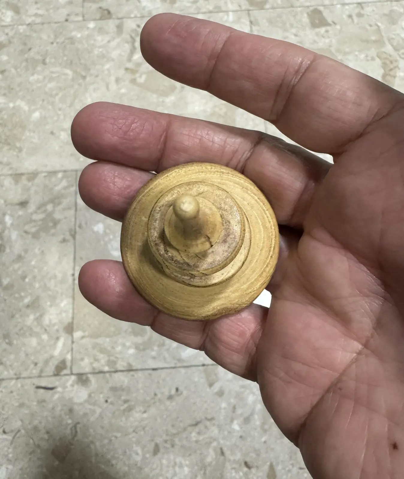סביבון עץ של ליאון מכרמיאל