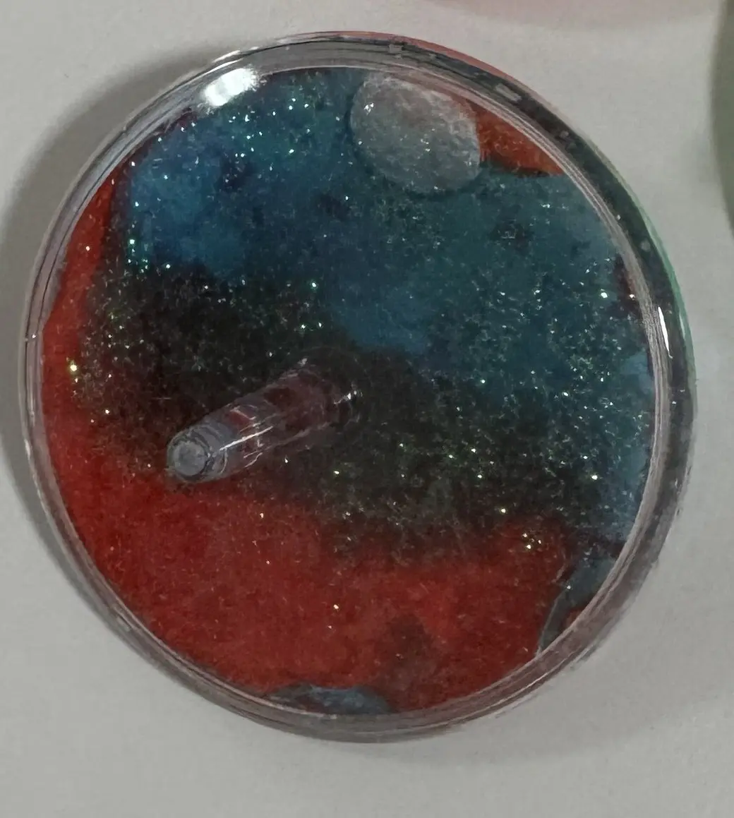 Lava Storm Spinning Top 2 Colors That Mix When Spinning