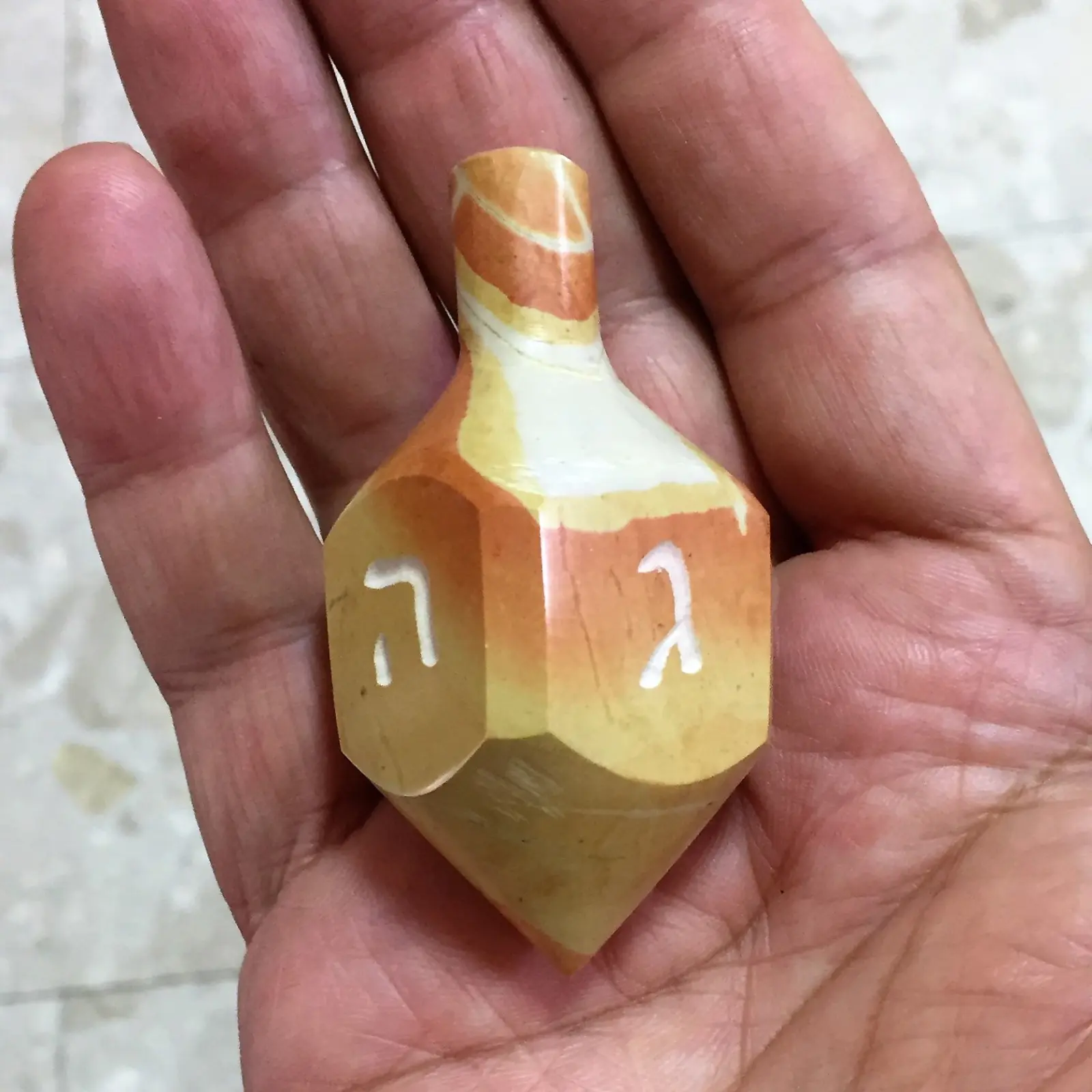 Jerusalem Stone Dreidel